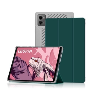 เคสแท็บเล็ต ซิลิโคนนิ่ม หนัง PU บางมาก กันกระแทก พร้อมขาตั้ง สําหรับ Lenovo Legion Y700 2023 2nd 8.8 นิ้ว TB-320F