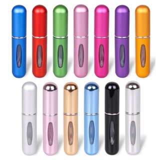 Spot second hair# New 5ml bottom filling perfume spray bottle aluminum electrochemical recyclable filling perfume sub-bottle portable cosmetic bottle 8.cc