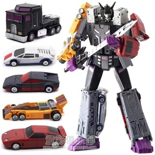 [Spot] Flying Tiger combination set five-in-one car deformation toy model blocking robbery magic spirit MINI07 King Kong