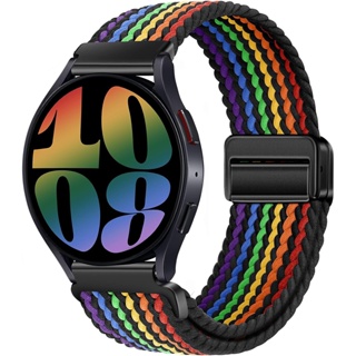 สายนาฬิกาข้อมือแม่เหล็ก 20 มม. สําหรับ Samsung Galaxy Watch 4 5 Pro 6 Band 40 มม. 44 มม. 45 มม. 6 Classic 43 มม. 47 มม.
