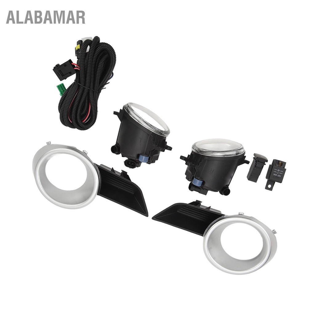 alabamar-ไฟตัดหมอก-2pcs-พร้อมชุดสายไฟชุด-81482-48020-กรอบโคมไฟหมอกสำหรับ-highlander-xu40-2008-ถึง-2010