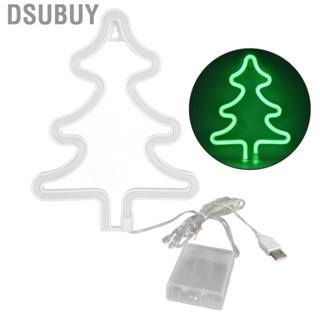 Dsubuy Light Sign Green Christmas Trees Safe Stable Unique Shape Wide Applicatio