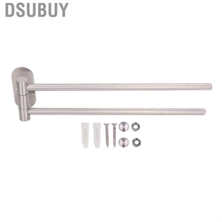 Dsubuy Stainless Steel Toilet Paper Bracket Single 2 Poles Rotatable Pap UT