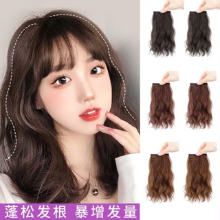 Simulated hair female hair increase amount of fluffy curly hair gasket invisible non-trace cushion hair root on both sides of the head