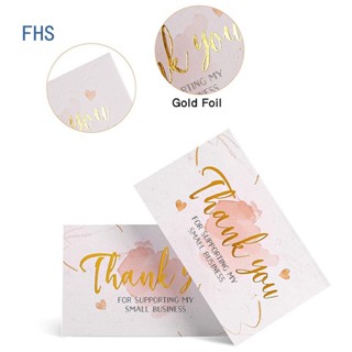 Fhs การ์ดอวยพร ลาย Thank You ขนาดเล็ก ของขวัญวันแต่งงาน