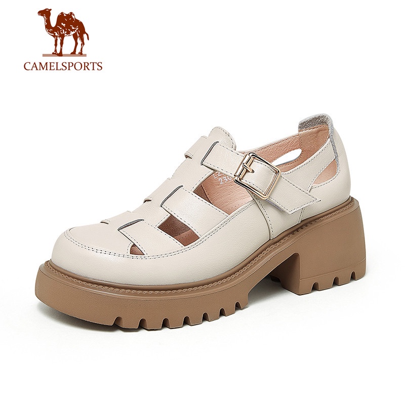 camel-sports-รองเท้าแตะหนัง-ส้นหนา-สไตล์โรมันคลาสสิก-สําหรับผู้หญิง