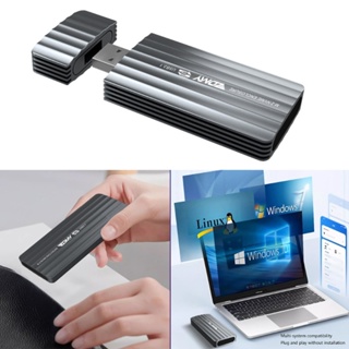 Ch*【พร้อมส่ง】เครื่องอ่านการ์ดหน่วยความจํา USB CFexpressType B M 2 NVMe เป็น USB3 1 10Gbps CFexpressReader สําหรับแล็ปท็อป SLR