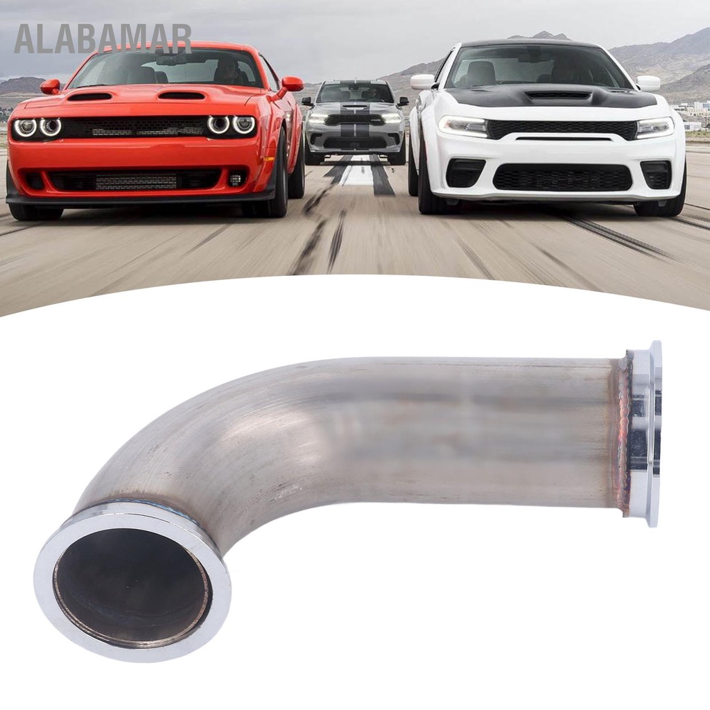 alabamar-2-5in-turbo-exhaust-v-bend-flange-สแตนเลส-charger-90-องศา-clamp-บนท่อข้อศอกสำหรับแก๊สดีเซล-turbocharged-รถ