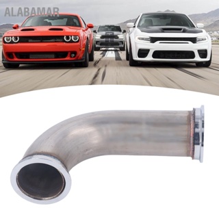 ALABAMAR 2.5in Turbo Exhaust V Bend Flange สแตนเลส Charger 90 องศา Clamp บนท่อข้อศอกสำหรับแก๊สดีเซล Turbocharged รถ