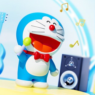 Doraemon ลําโพงบลูทูธ แบบพกพา ขนาดเล็ก RST10777 ความล่าช้าต่ํา คุณภาพเสียง HiFi แบตเตอรี่ขนาดเล็ก แบบพกพา อายุการใช้งานยาวนาน น่ารักมาก ของขวัญวันเกิด