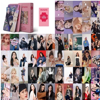 Fhs โปสการ์ด อัลบั้ม BLACKPINK Welcoming Collection LOMO LISA JEENIE 54 ชิ้น ต่อกล่อง