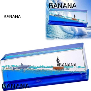 Banana1 โมเดลเรือล่องเรือ อะคริลิค บรรเทาความวิตกกังวล คลายเครียด สําหรับตกแต่งบ้าน บาร์กาแฟ