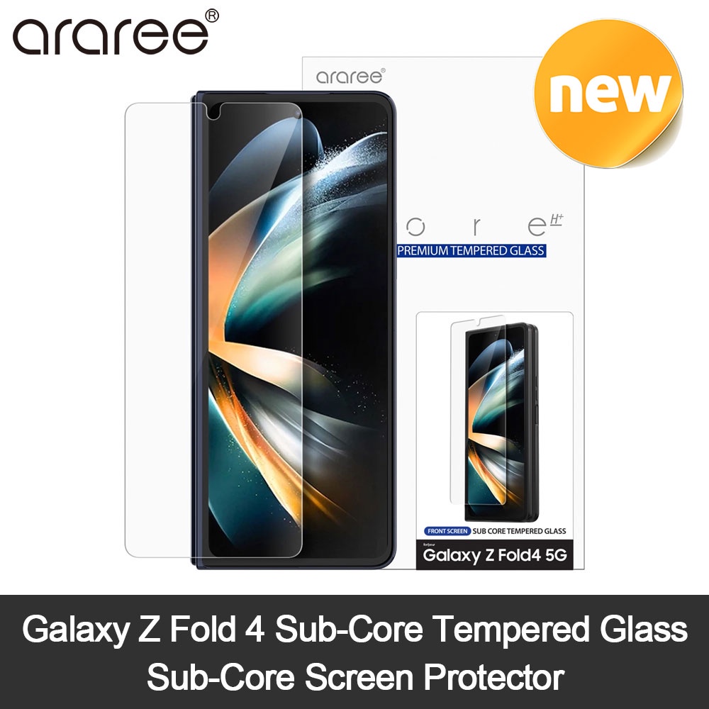 araree-galaxy-z-fold-4-sub-core-tempered-glass-screen-protector-korea