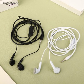 Brightmoon EHS61 ชุดหูฟัง แบบมีสาย 3.5 มม. พร้อมไมโครโฟน สําหรับ Galaxy A13 A12 A32 A03 A22 A23 A52 M32 A21 A51 A71 A31 M31 M51 M21 M22 Nice