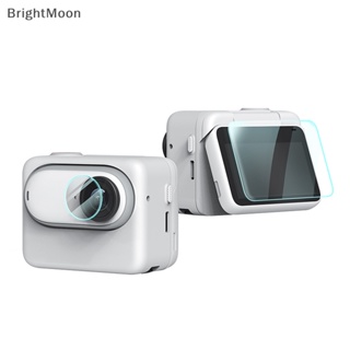 Brightmoon ฟิล์มกระจกนิรภัยกันรอยหน้าจอ แบบแข็ง สําหรับ Insta360 GO3 G02