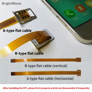 Brightmoon อะแดปเตอร์แปลงซิมการ์ดนาโน 4FF FPC เป็น Nano 4FF Micro 3FF มาตรฐาน 2FF