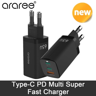 Araree A65W Adapter GaN 100W Type-C PD Multi Super Fast Charger USB Korea