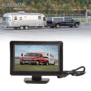 ALABAMAR กล้องสำรองไร้สายขนาด 4.3 นิ้ว IP68 กันน้ำด้านหลังชุด Universal สำหรับรถบรรทุกรถพ่วง Pickups Camping Car