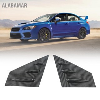 ALABAMAR 2pcs กระจกมองหลังด้านข้างสปอยเลอร์หน้าต่าง Scoop Louvers เปลี่ยนสำหรับ Subaru WRX STI 2015-2021