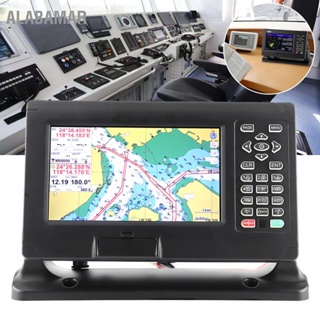 ALABAMAR GPS Navigator หน้าจอ LCD สี 8 นิ้ว ความละเอียดสูง กันน้ำ 12-36V สำหรับเรือเดินทะเล