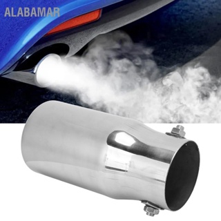 ALABAMAR Silver ท่อไอเสียท่อไอเสียสแตนเลสท่อไอเสีย 62 มม./2.44in Inlet 76 มม./2.99in Outlet Universal สำหรับรถบรรทุก