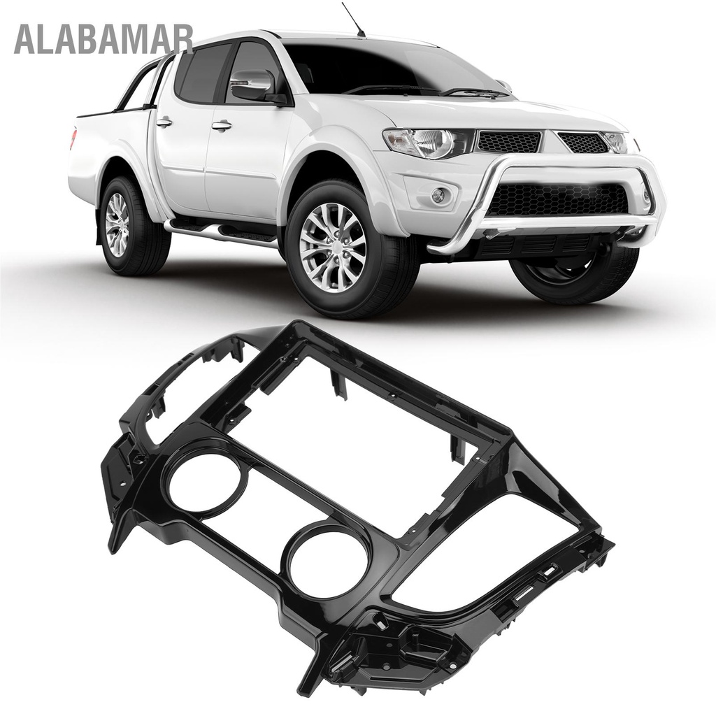 alabamar-2din-รถสเตอริโอวิทยุแผงนำทาง-trim-สำหรับ-mitsubishi-l200-triton-2015-2019-คู่มือ-ac