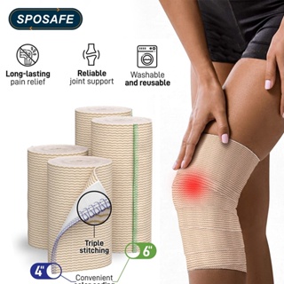 Sposafe เทปพันข้อเท้า ข้อมือ แขน ขา แพลง แข็งแรง ยืดหยุ่น สําหรับเล่นกีฬา การแพทย์ การบาดเจ็บ 1 ม้วน