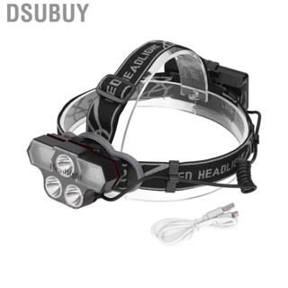 Dsubuy High Brightness  Headlight Outdoor Head Flashlight USB Charging US