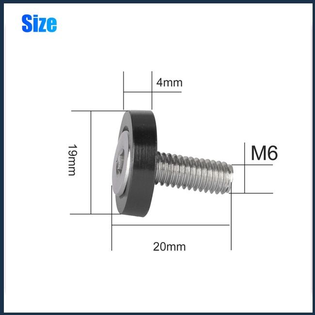 bin-สกรูอลูมิเนียม-m6x20-มม-อุปกรณ์เสริม-สําหรับรถยนต์-40-ชิ้น