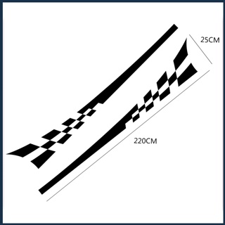 [BIN] สติกเกอร์ฟิล์มไวนิล ลายขวาง Diy สําหรับติดตกแต่งรถยนต์