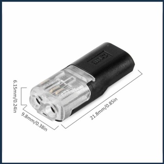 [BIN] ชุดปลั๊กเชื่อมต่อสายเคเบิล 12v H Plug 2pin สําหรับรถยนต์ รถบรรทุก 10 ชิ้น