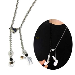Flgo ชุดหูฟังไร้สาย จี้รูปนักบินอวกาศ ป้องกันการสูญหาย สร้างสรรค์