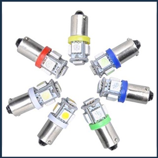 [BIN] หลอดไฟเลี้ยวรถยนต์ LED BA9S T4W 5050 5smd