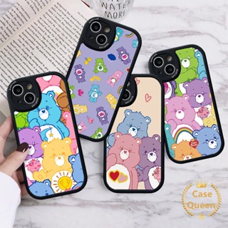 เคสโทรศัพท์มือถือแบบนิ่ม ลายการ์ตูนหมีสายรุ้งน่ารัก สําหรับ Oppo A57 A77 A53 A33 A11 A12 A5S A11K A12E A35 A95 A7 A17 A74 A16s A15 A76 A36 A55 A15s A16 A77S A9 A96 A17K A54 A32 A3s A5