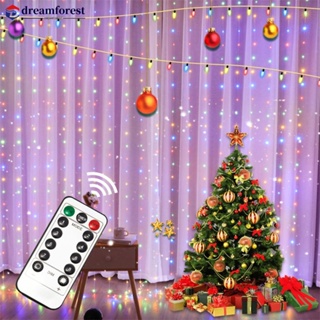 Dreamforest โคมไฟ LED 3 เมตร ชาร์จ USB สําหรับตกแต่งบ้าน เทศกาลคริสต์มาส W4Y8