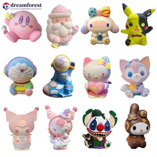 Dreamforest โมเดลฟิกเกอร์การ์ตูนกราฟฟิตี้ แฮนด์เมด สีขาว DIY สําหรับตกแต่งบ้าน B3L9