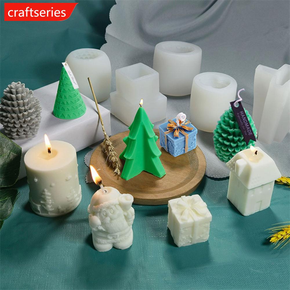 craftseries-แม่พิมพ์ซิลิโคนเรซิ่น-รูปคริสต์มาส-สําหรับทําเทียน-สบู่-ช็อคโกแลต-มูส-อโรมา-diy-b3w5