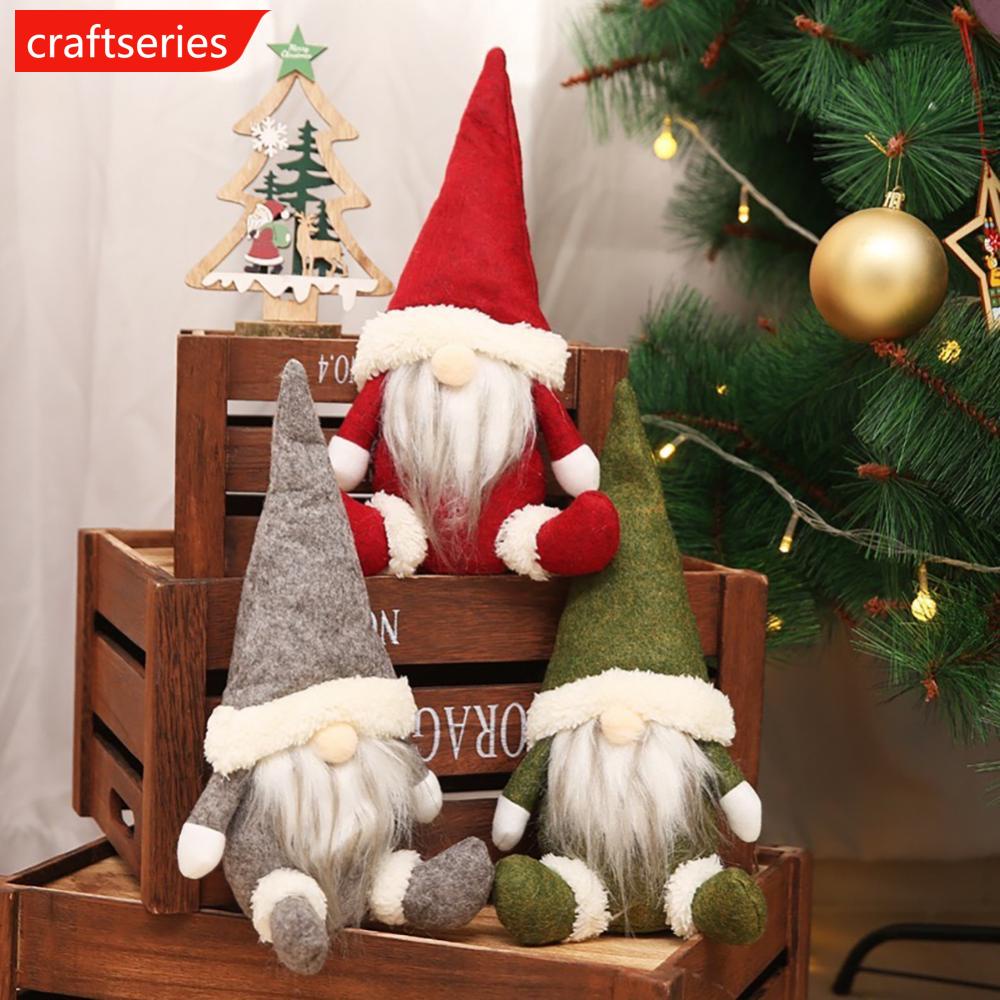 craftseries-ตุ๊กตาการ์ตูนซานตาคลอส-ไร้หน้า-สําหรับตกแต่งต้นคริสต์มาส-b9p5-2021