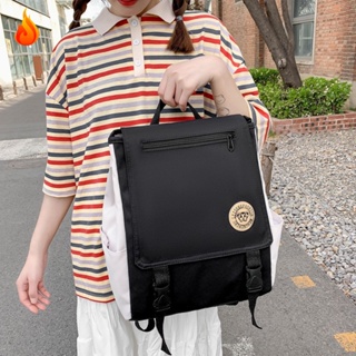 กระเป๋าเป้สะพายหลัง กระเป๋านักเรียน พิมพ์ลาย จุของได้เยอะ สไตล์ญี่ปุ่น สําหรับผู้ชาย และผู้หญิง
