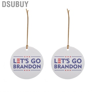 Dsubuy 2Set Christmas Tree Hanging Pendant Round Ornament For Festival US