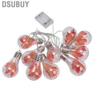 Dsubuy String Light 13ft  Maple Leaves Lamp Warm 10LED