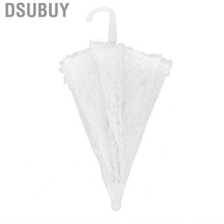 Dsubuy Lace Umbrella White Bridal Wedding Embroidery Dance Decorated FO