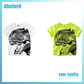 เสื้อยืดลําลอง ลายการ์ตูน Abelard Boy แฟชั่นฤดูร้อน สําหรับเด็กผู้ชาย