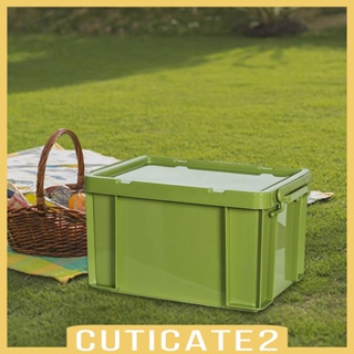 [Cuticate2] ถังขยะ วางซ้อนกันได้ พร้อมฝาปิด และตัวล็อก สําหรับบ้าน โรงรถ