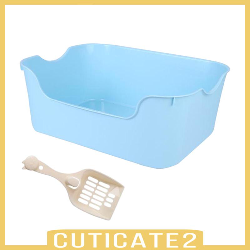 cuticate2-ถาดทรายสัตว์เลี้ยง-ขนาดใหญ่-แบบพกพา-กันกระเด็น-ทําความสะอาดง่าย-ไม่มีกลิ่น-สําหรับแมวในร่ม