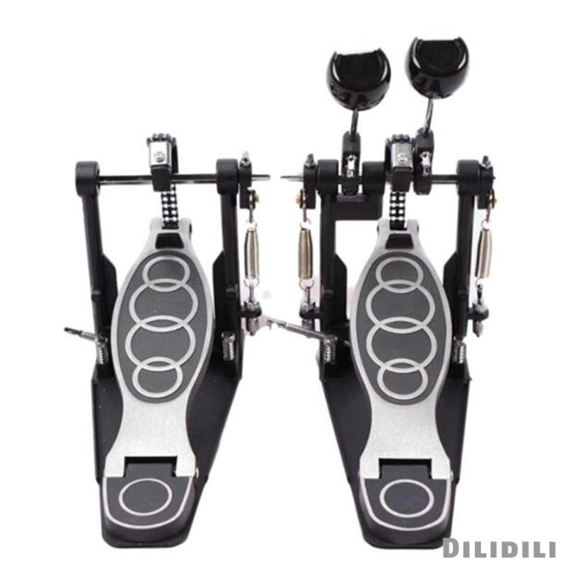 double-kick-drum-pedal-twin-drum-pedal-กันลื่น-สําหรับกลองแจ๊สอิเล็กทรอนิกส์กลองคู่รักกลองเตะกลองชุดโลหะและกลองร็อค