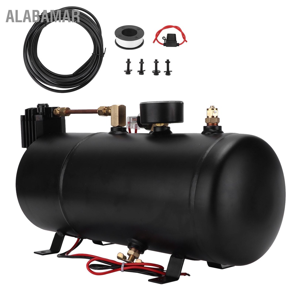 alabamar-12v-air-horns-คอมเพรสเซอร์-3l-150psi-การปรับเปลี่ยนทดแทนสำหรับรถยนต์รถบรรทุกเรือรถไฟ