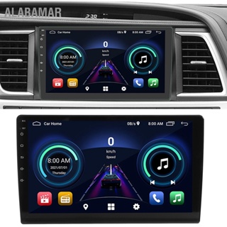 ALABAMAR 10in รถนำทาง DVD CD Player เครื่องรับสัญญาณบลูทูธ 5.0 Universal สำหรับระบบ Android 10.1