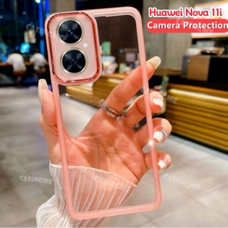 เคสโทรศัพท์มือถือ ซิลิโคนนุ่ม ใส กันกระแทก กันรอยเลนส์กล้อง สําหรับ Huawei Nova 11i 2023 Nova 11i 9 SE 9SE Y90 Y70 Nova11i 4G
