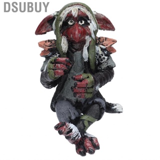 Dsubuy Big Goblin Resin Figurines Garden Statue Lifelike For